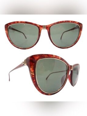 Christian Dior 1980’s Large Slight Cateye Sunglasses, Mod 2557, Made in Germany